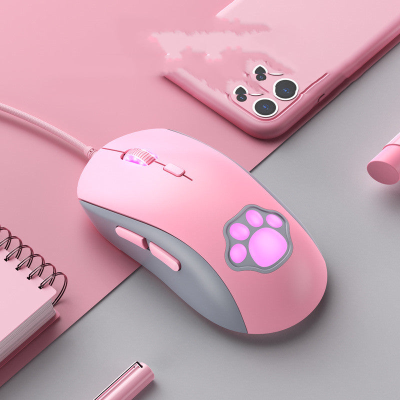 Silent Wired Mouse E-sports Game Desktop