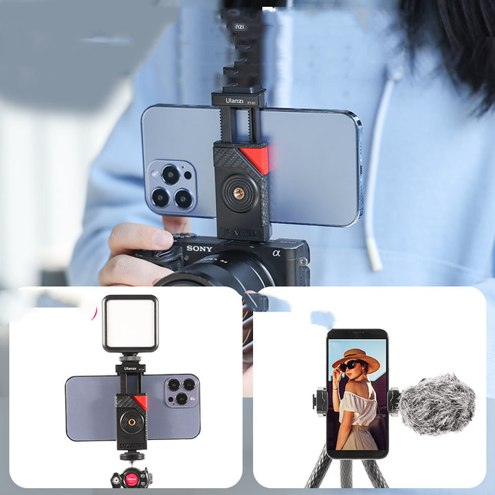 Black Octopus Tripod Kit With Phone Clip