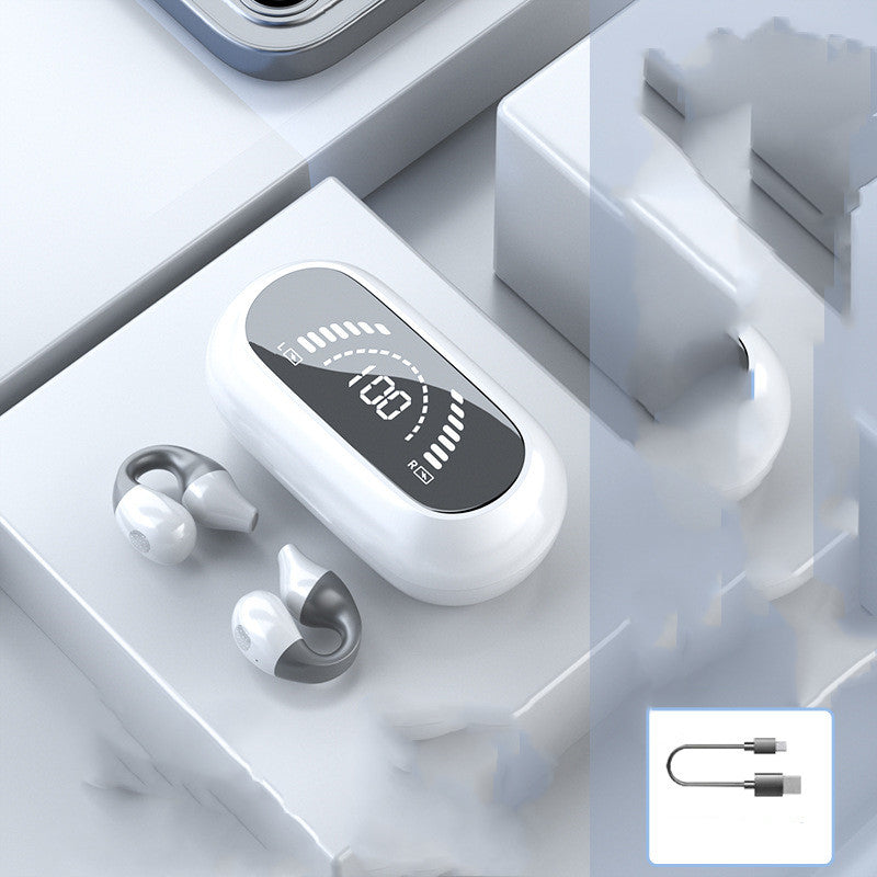 Mirror Display Waterproof Noise Cancelling Bluetooth Headset