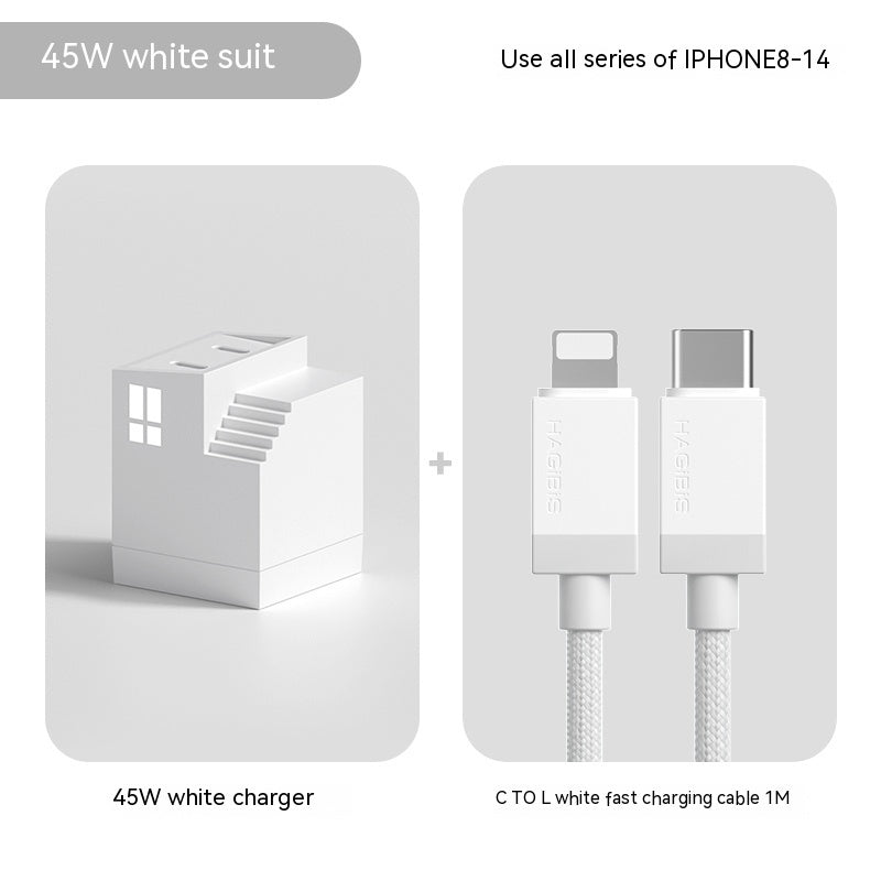 Dual Port Type C Fast Charging Wall Charger Adapter