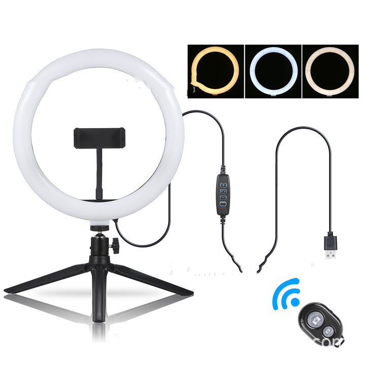 Compatible With Apple, Fill Light Net Celebrity Live Light Set With Desktop Tripod