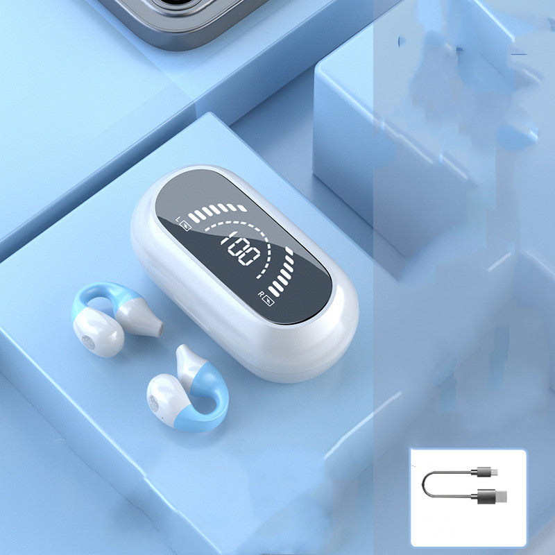 Mirror Display Waterproof Noise Cancelling Bluetooth Headset