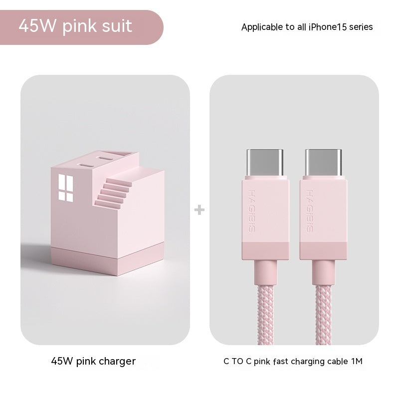 Dual Port Type C Fast Charging Wall Charger Adapter
