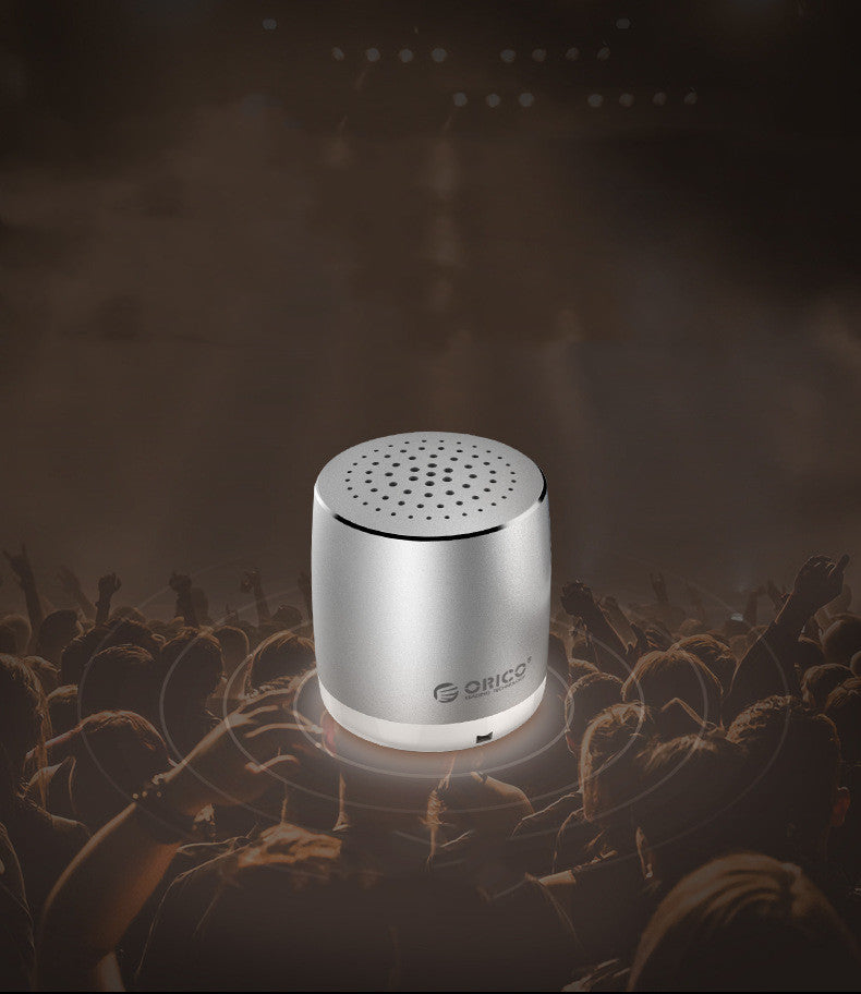 Bluetooth Small Speaker Steel Gun Heavy Bass Mini Mobile Speaker