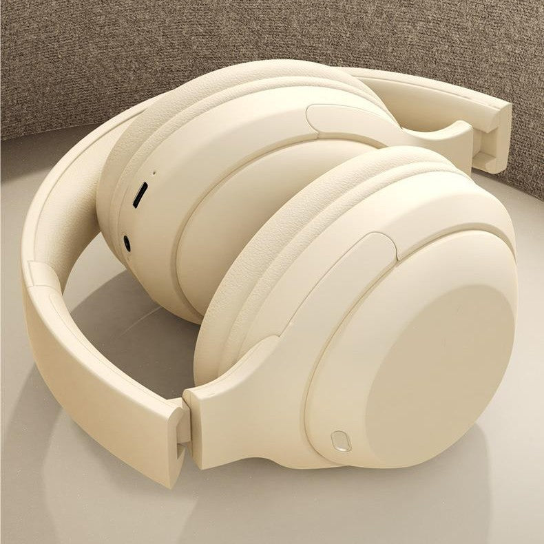 Head Mounted Bluetooth Headphones With Microphone Noise Cancelling