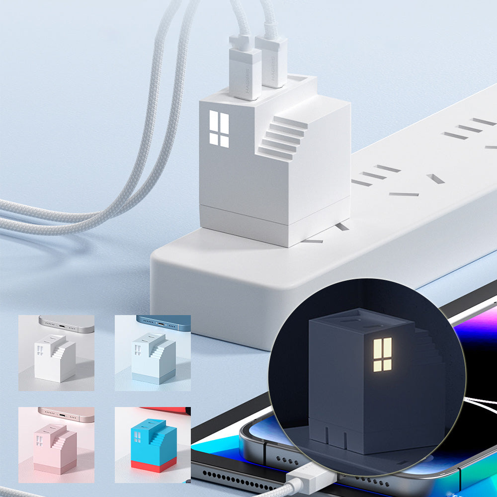 Dual Port Type C Fast Charging Wall Charger Adapter