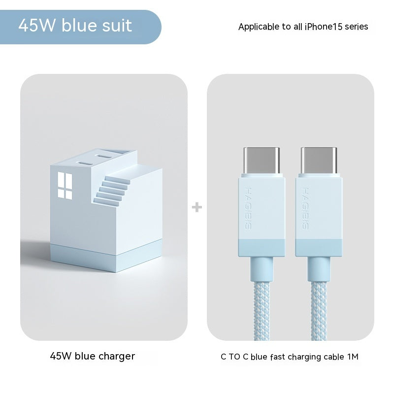 Dual Port Type C Fast Charging Wall Charger Adapter