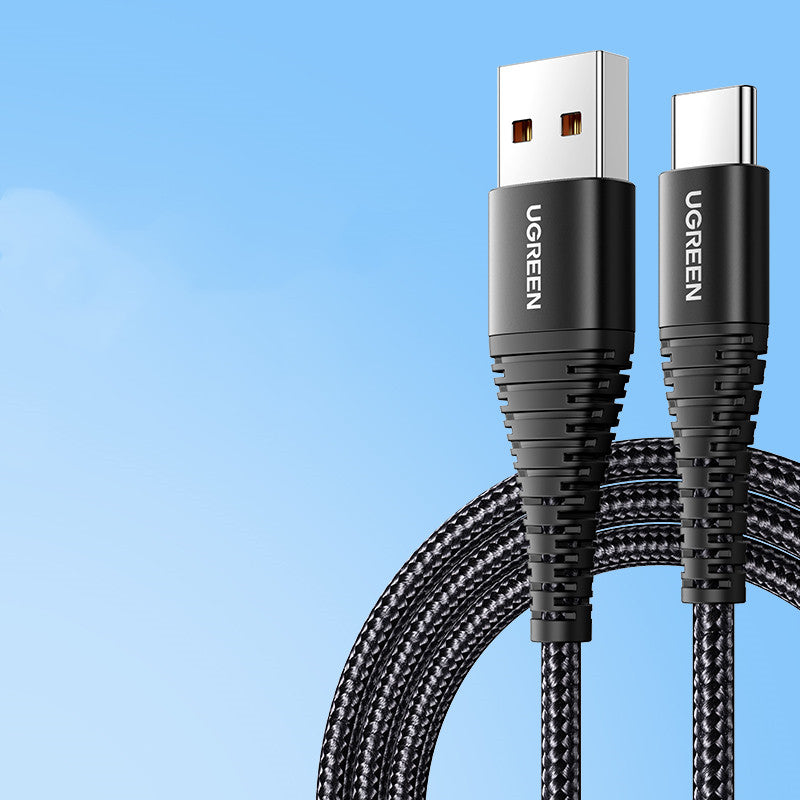 Fast Charging Braided Data Cable For Mobile Phones