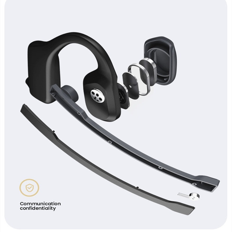 Open-Ear Bone Conduction Bluetooth Headphones With Noise Cancelling